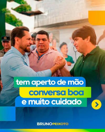 Bruno Peixoto em evento comunitário